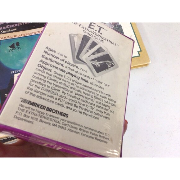 Vintage E.T. The Extra-Terrestrial Plush Books & New Game - Picture 7 of 12